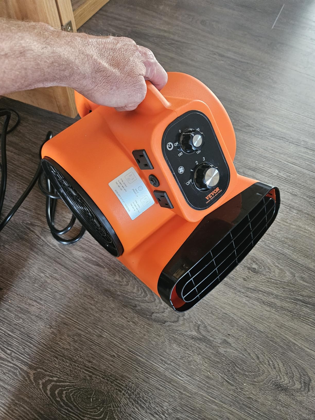 VEVOR Air Mover, 1/4 HP 1000 CFM Carpet Dryer for Cooling and Ventilating customer photo 1
