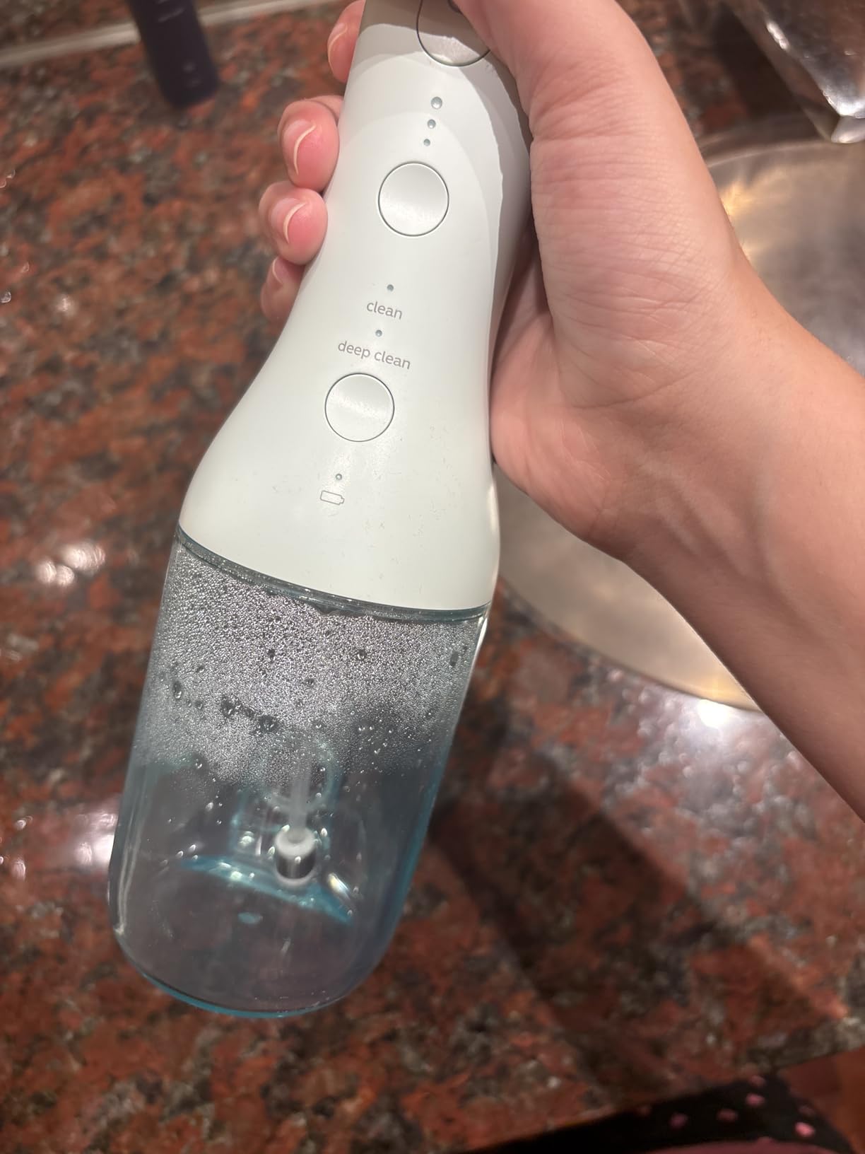 Philips Sonicare Cordless Power Flosser 3000, Water Flosser, 2 Nozzles customer photo 2