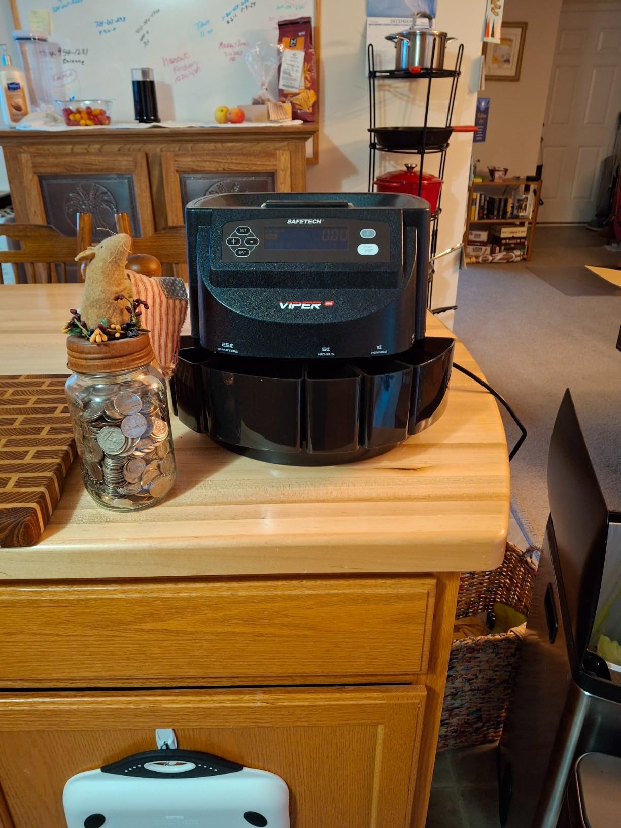 Safetech Viper V395 Coin Counter, Sorter, and Wrapper, Sorts All US Coins Including Half Dollars customer photo 1