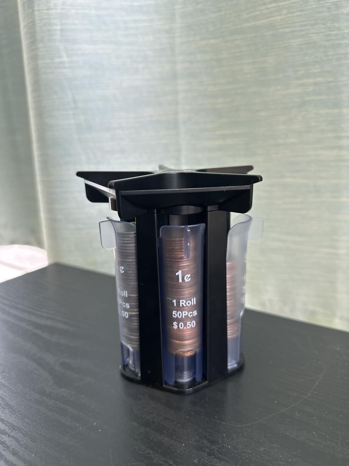 Coin Sorter Tube Coin Counter with Coin Wrappers Change Sort Machine customer photo 1