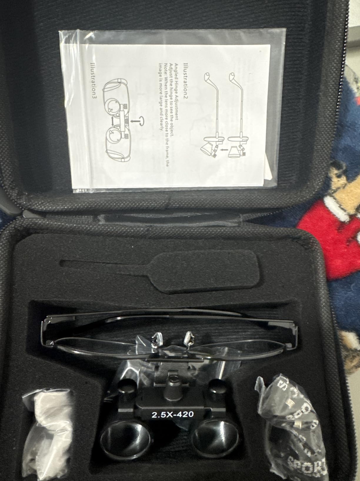 2.5X 3.5X Binocular Dental Loupes Surgical Magnifier Dentist Loupe Metal Eyeglasses Depth View (2.5x-420) customer photo 2