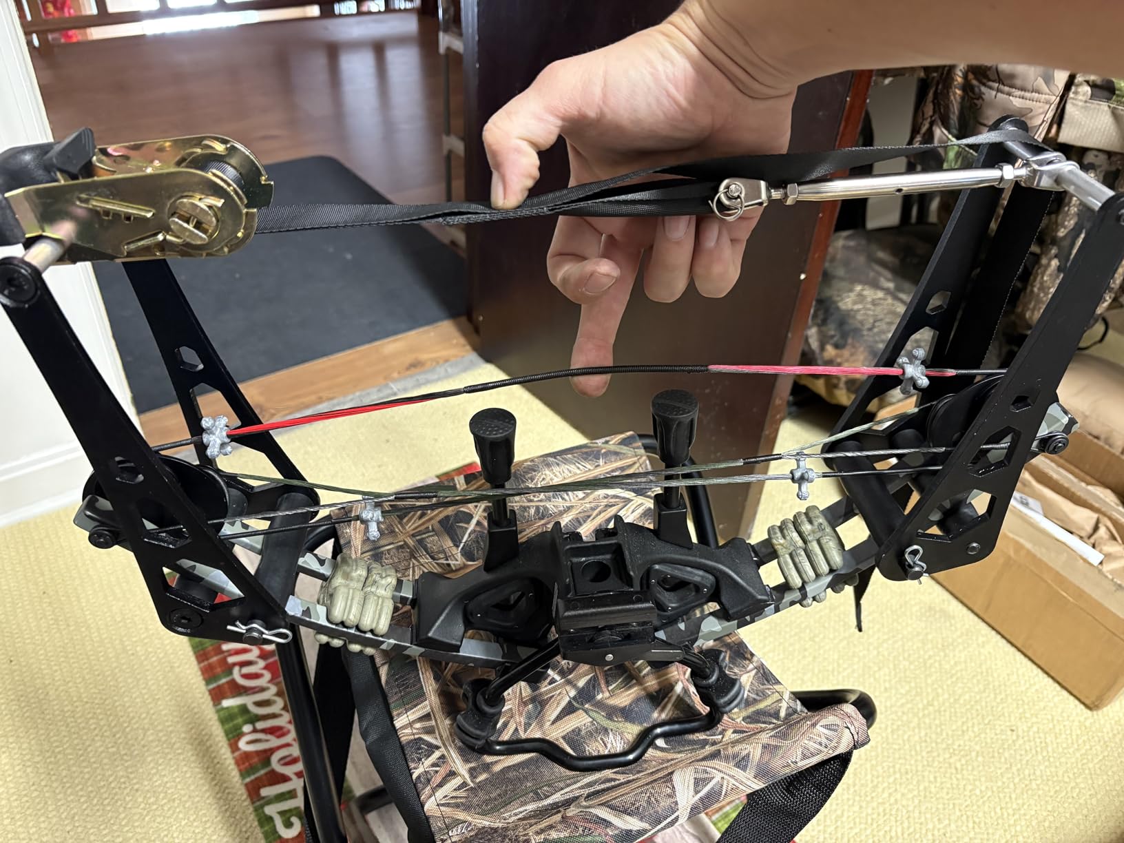 Archery Compound Bow Press,Aluminum Tool for Bowstring Replacement customer photo 2