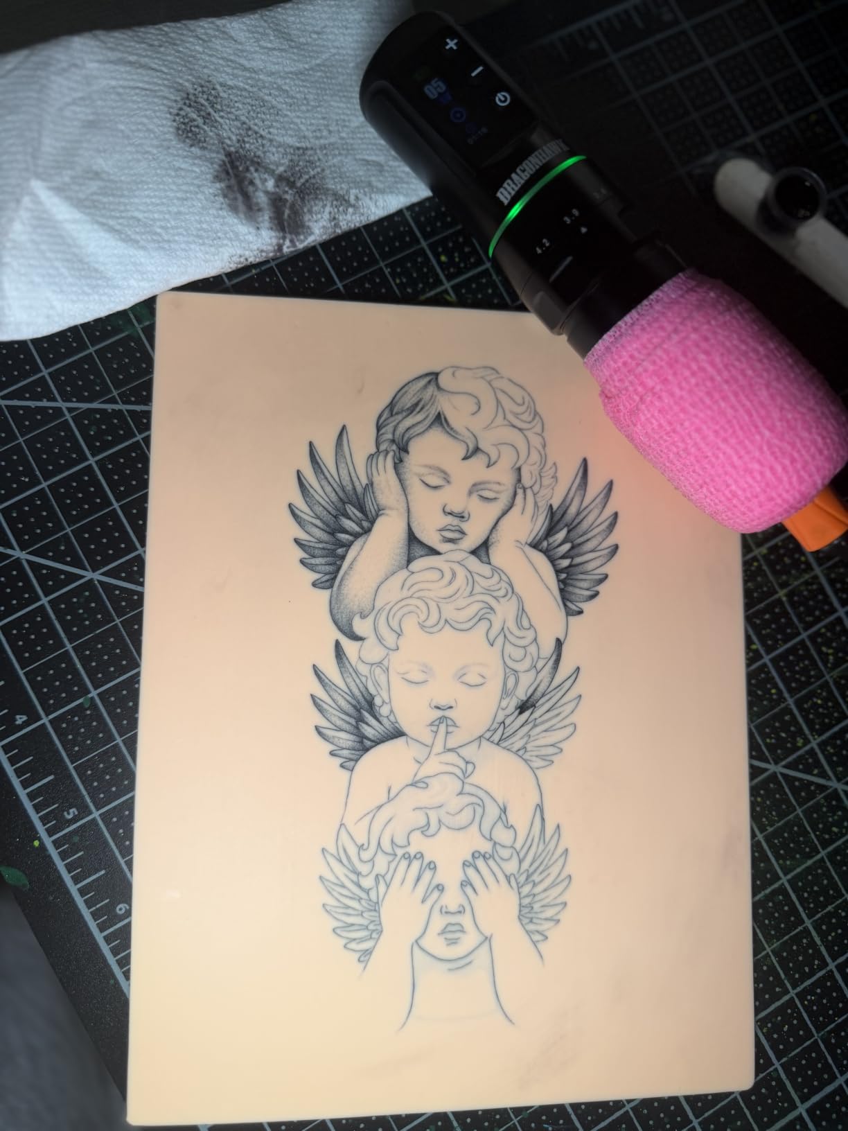 Dragonhawk L3 Wireless Tattoo Kit Mcore-L3 Motor customer photo 1