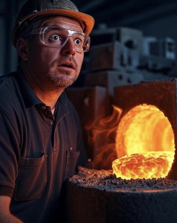 VEVOR 6KG Propane Melting Furnace Kit, Large Capacity Foundry Home Kilns, Blacksmithing Forge with Crucible & Tongs Kiln, Stainless Steel, for Metal Scrap Recycle, Gold Copper Silver Casting customer photo 1