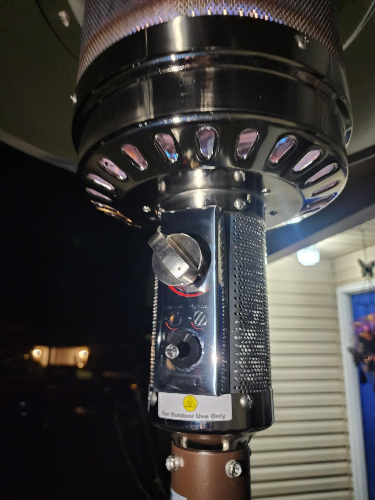 EAST OAK 55,000 BTU Propane Patio Heater with Round Table & Stainless Steel Burner, Outdoor Heater with Wheels, Ideal For Large Patios, Gardens, Outdoor Events, and Commercial Use, Bronze customer photo 1