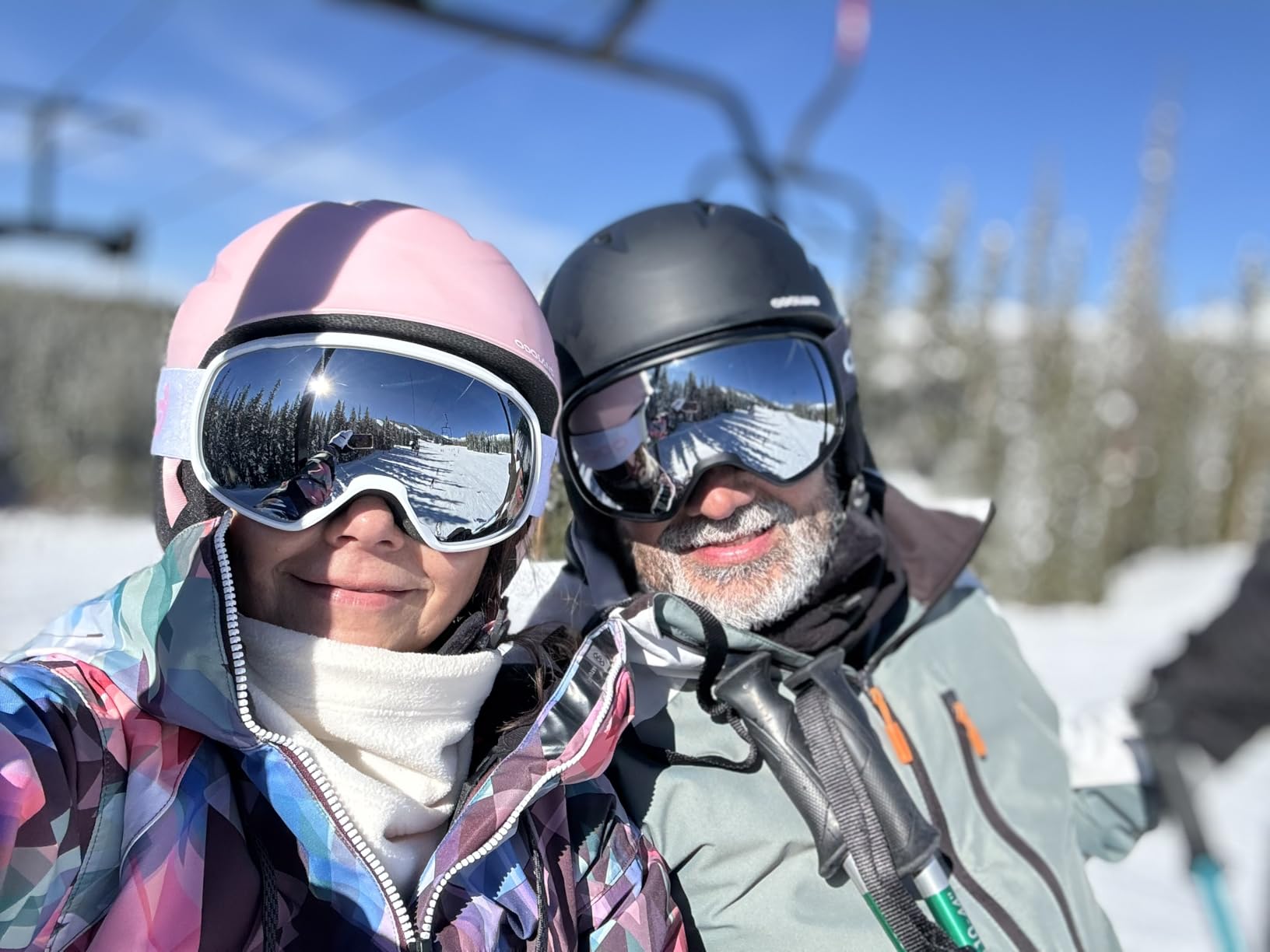 Odoland Snowboard Helmet, Ski Helmet with Ski Goggles for Adults & Youth, Durable PC Shell & EPS Foam, Safety Snow Helmets Goggles for Men Women customer photo 2