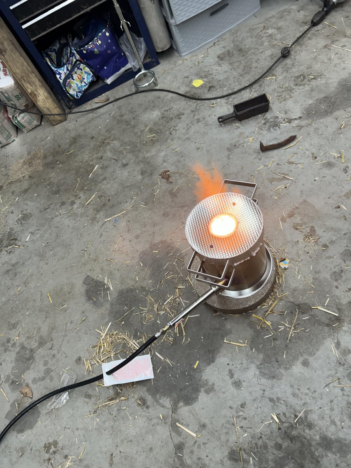 MMasters 12KG Large Propane Smelting Furnace Kit,2500°F Stainless Steel customer photo 2