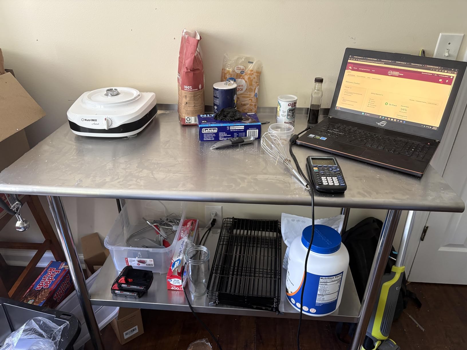 Atelicf NSF Stainless Steel Prep Table 24X48 inch with Backsplash customer photo 2