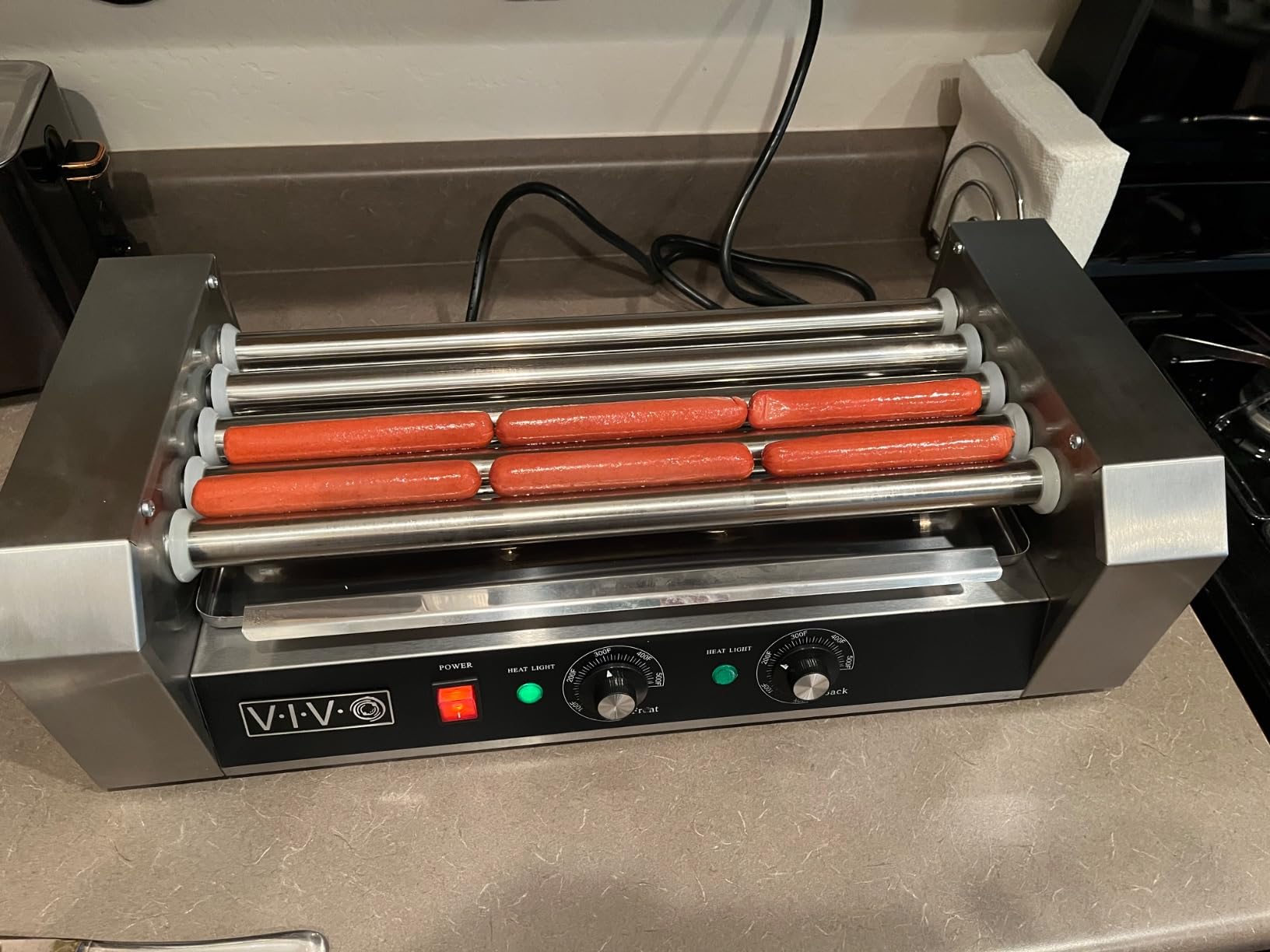 VIVO 7 Roller Electric Grill for 18 Hot Dogs, HOTDG-V007 customer photo 1