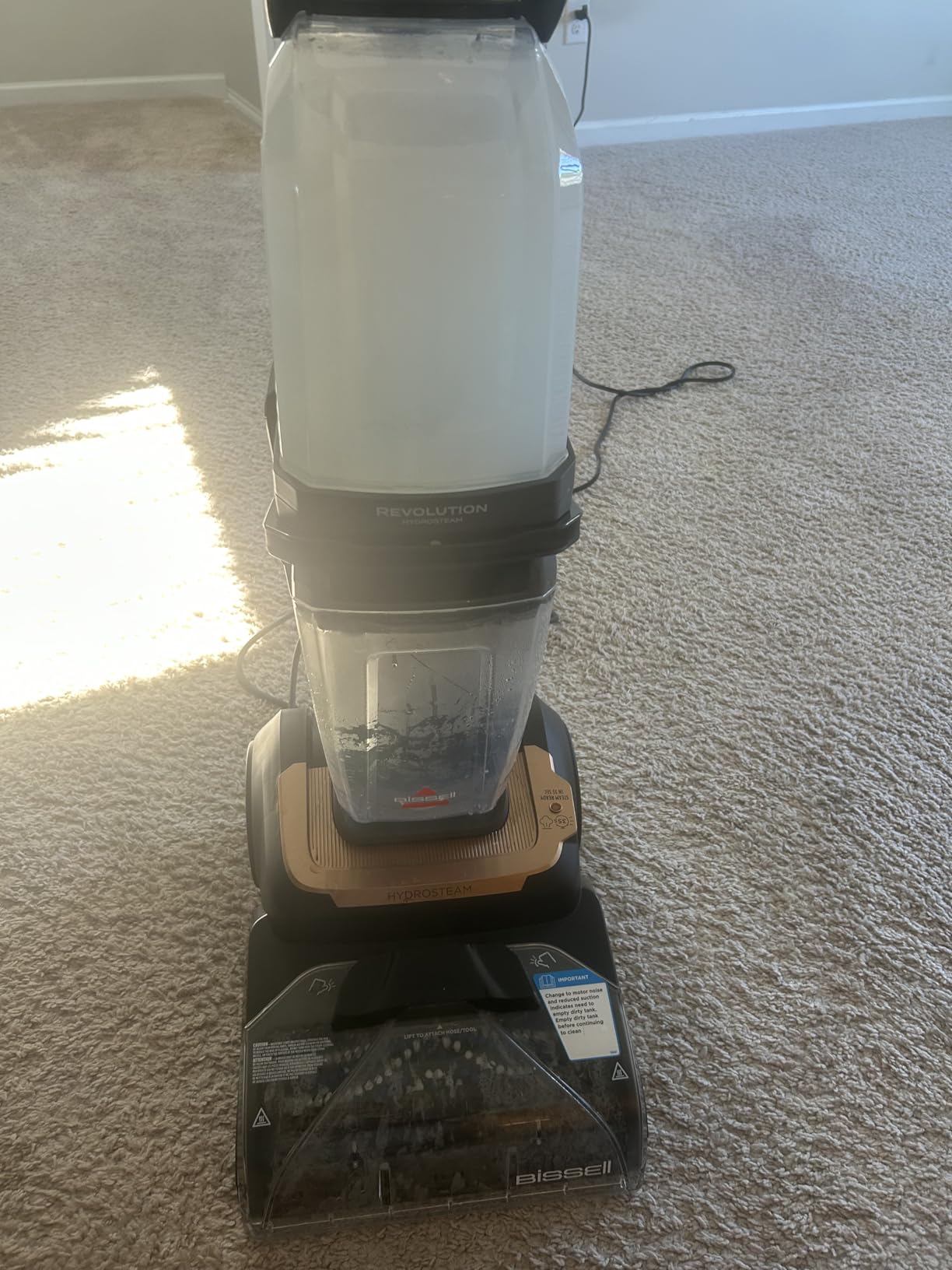 BISSELL Revolution HydroSteam Carpet Cleaner, 4123 customer photo 2