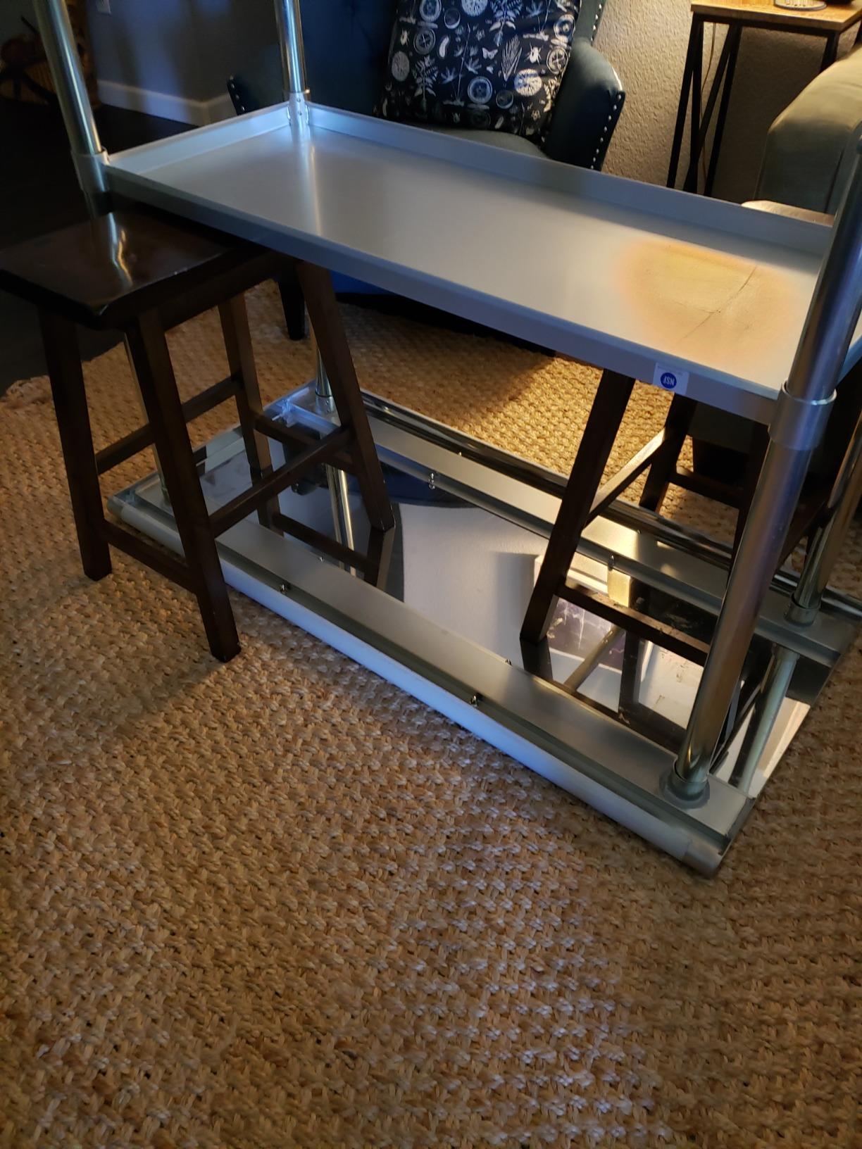 FDW Stainless Steel Table for Prep & Work 24 x 60 Inches, Commercial Heavy Duty Table with Undershelf and Adjustable Legs Food Prep Worktable for Restaurant, Kitchen customer photo 2