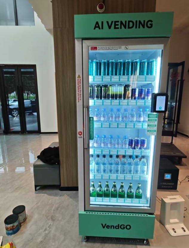 Ai Smart Vending Machine with Card Reader, Cashless Payments, Inventory Tracking, Restock Alerts, Commercial-to-Use Design for Business customer photo 2