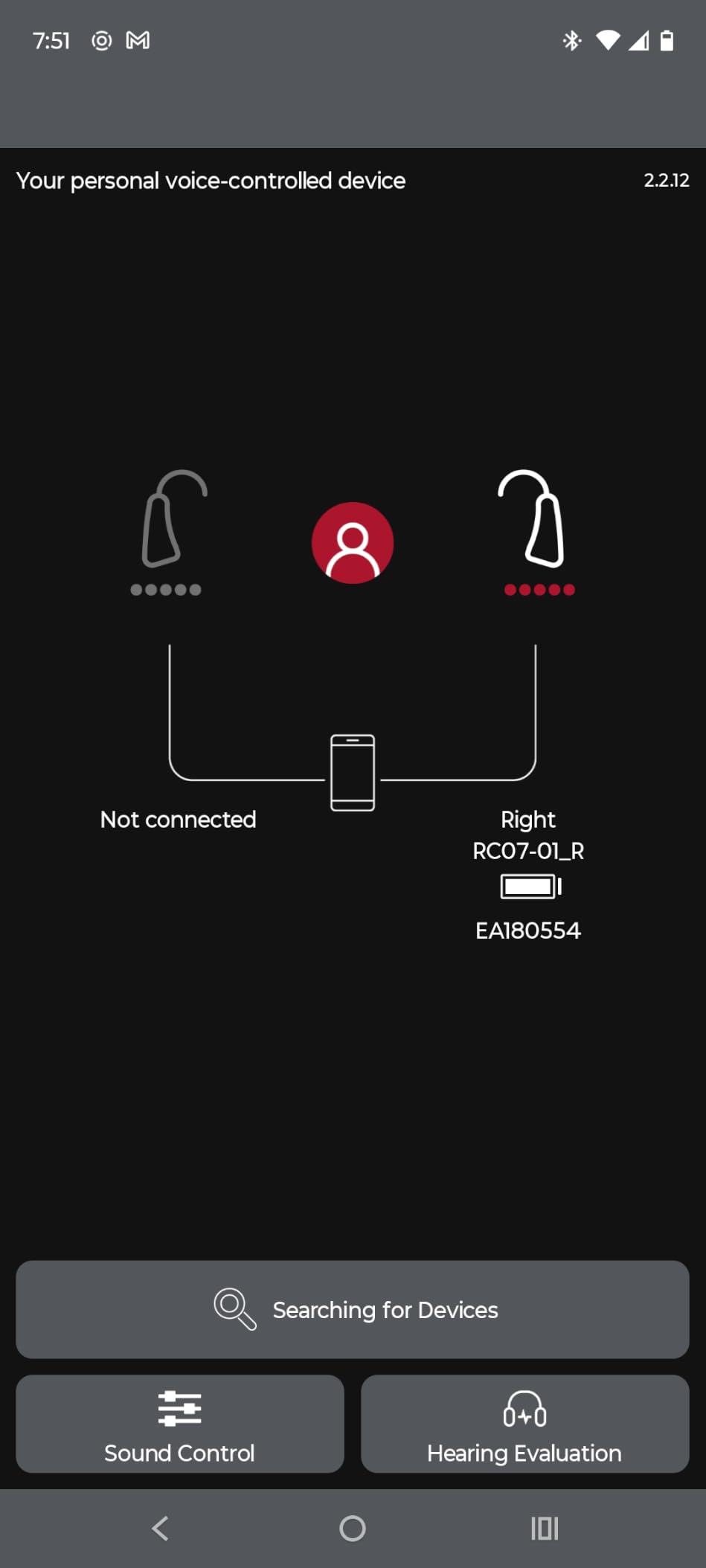 Rechargeable OTC Bluetooth Hearing Aids for Seniors, App Control customer photo 1