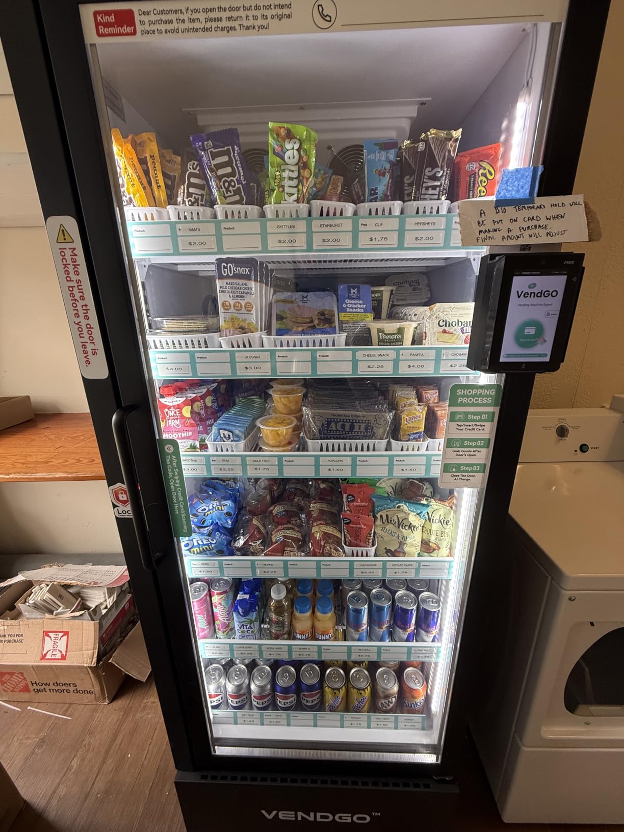 Smart AI Refrigerated Vending Machine with Card Reader, 6 Layer Snack and Drink Combo, 800 Can Capacity, AI Visual Recognition, App Control, 1 Top and 3 Bottom Motorized Lanes, Easy Pickup(U1-D3) customer photo 1