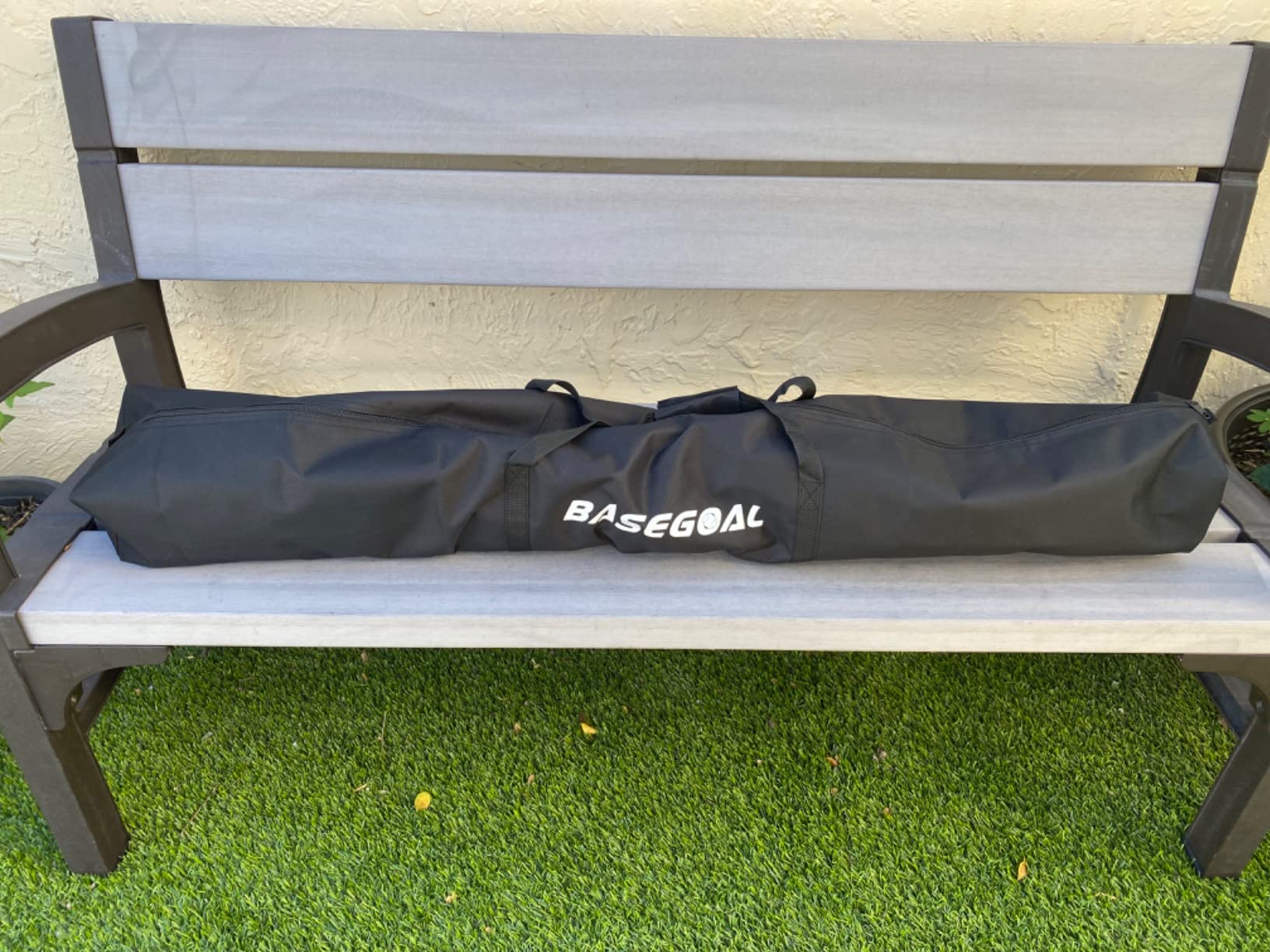 BaseGoal 7x7ft Baseball Practice Net with Batting Tee and Strike Zone customer photo 1