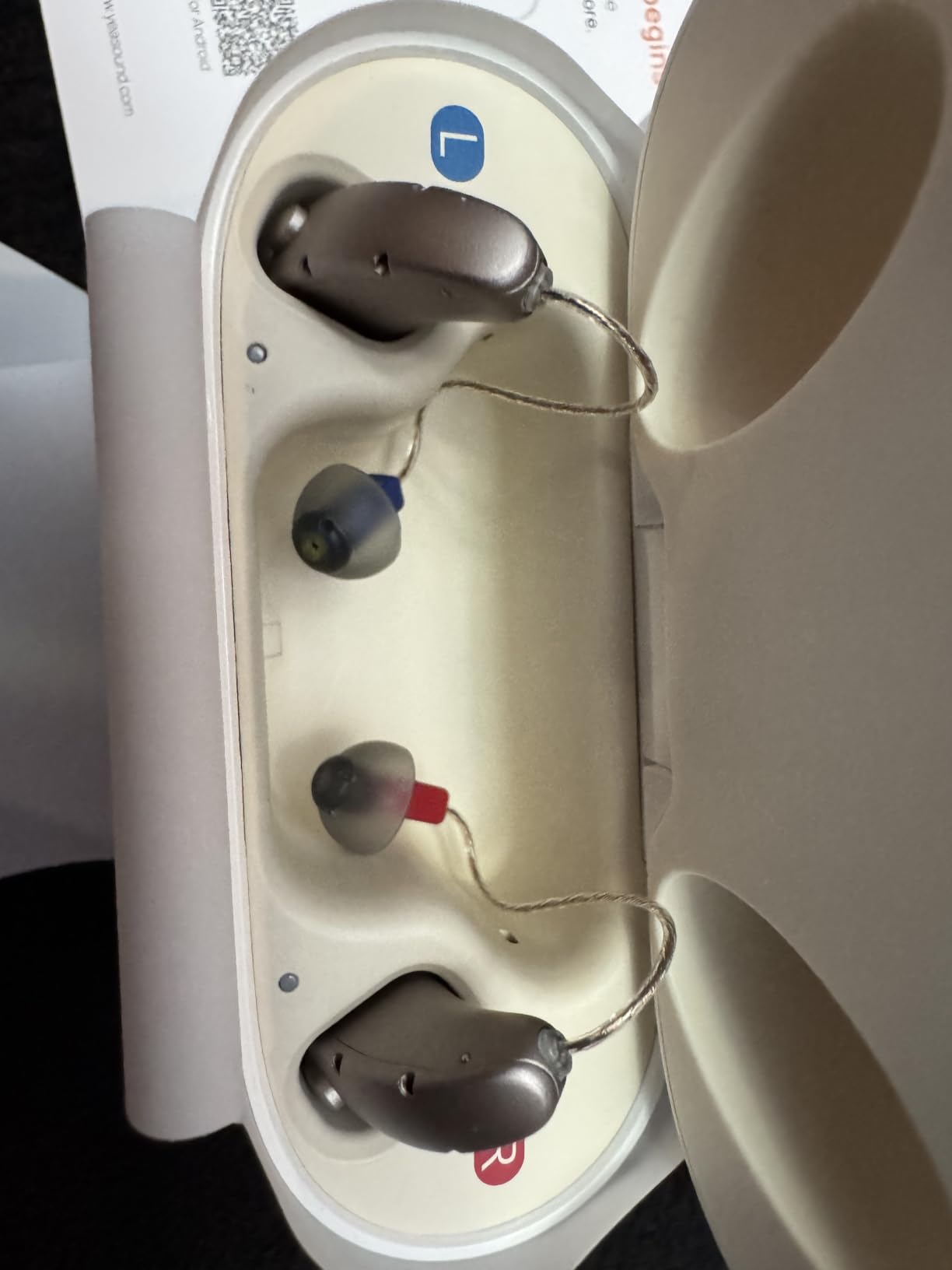 Yeasound RIC700 Hearing Aids, AI Powered Noise Reduction and Clearer Speech, Hearing Aids with Bluetooth Streaming for iOS, Up to 8000Hz Clear Audio, Easy App Control, Discreet & Comfort, IPX8 customer photo 2