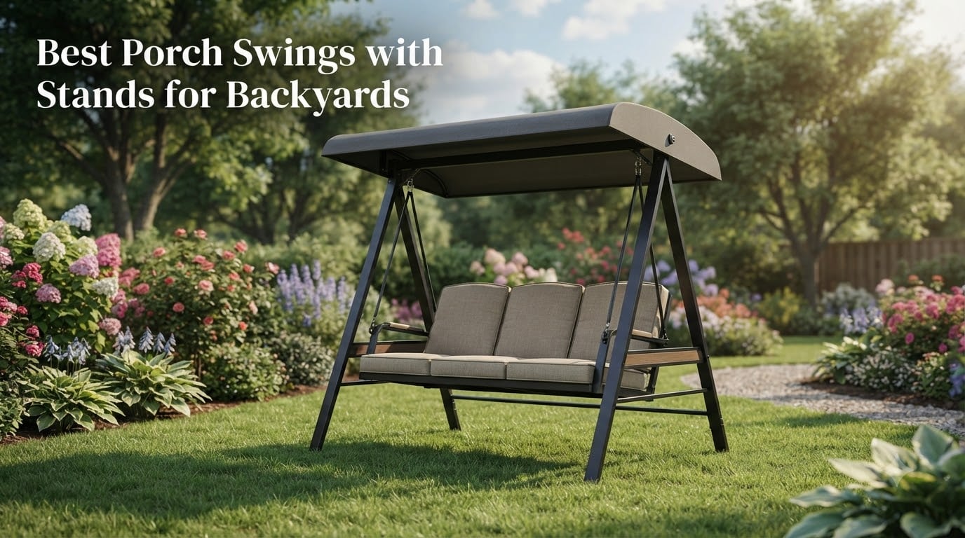 Best Porch Swings with Stands for Backyards