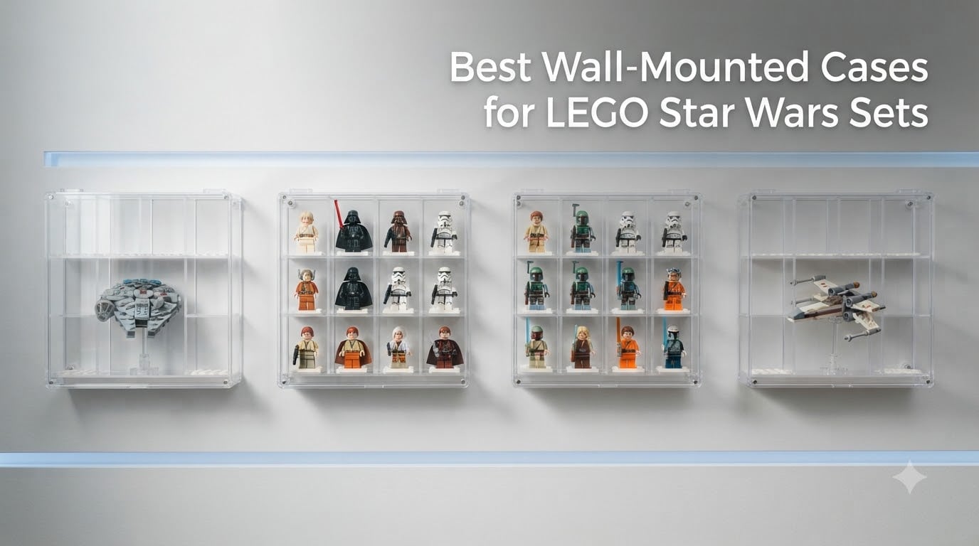 Best Wall-Mounted Cases for LEGO Star Wars Sets