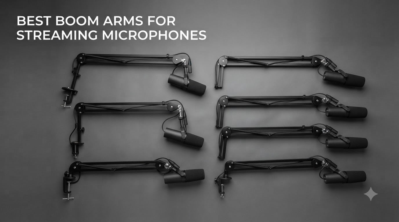 Best Boom Arms for Streaming Microphones