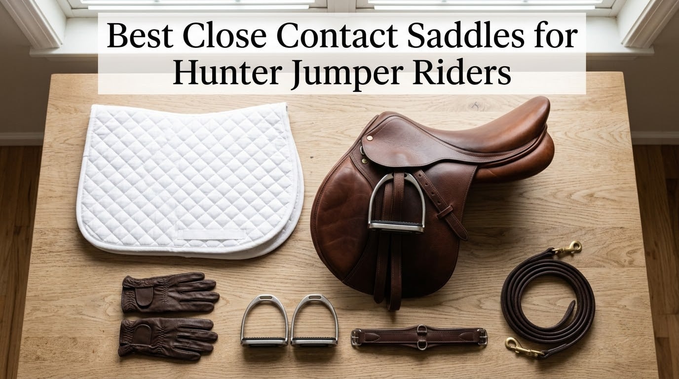 Best Close Contact Saddles for Hunter Jumper Riders