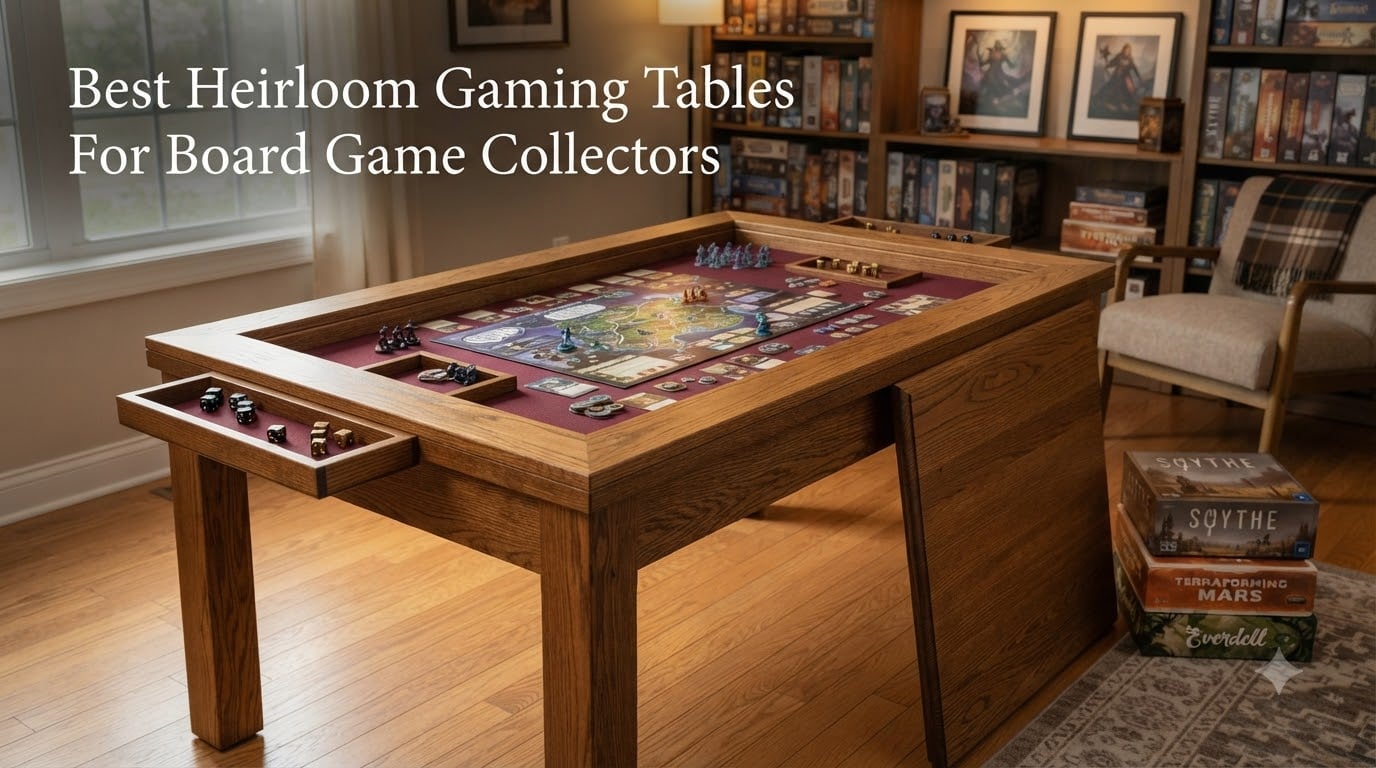 Best Heirloom Gaming Tables For Board Game Collectors