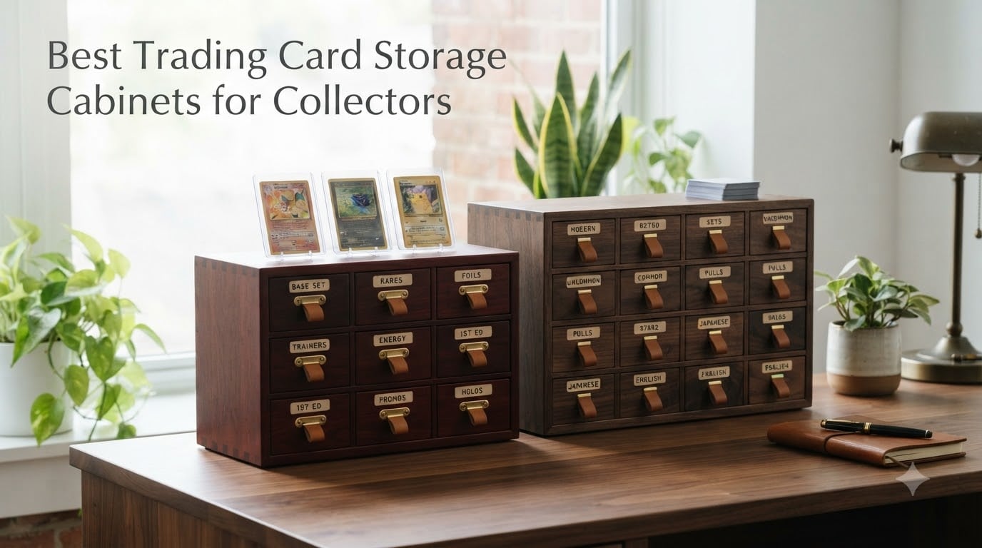 Best Trading Card Storage Cabinets for Collectors