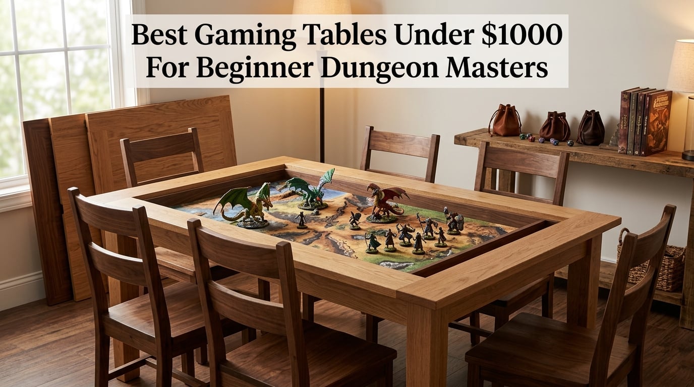 Best Gaming Tables Under $1000 For Beginner Dungeon Masters