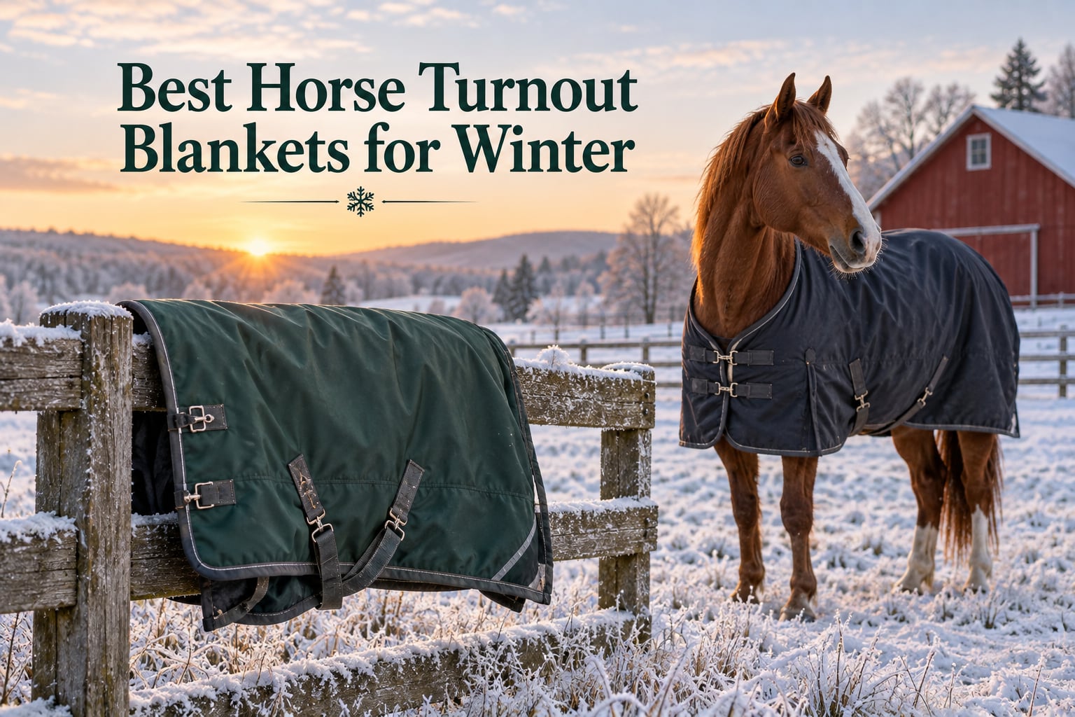 Best Horse Turnout Blankets for Winter