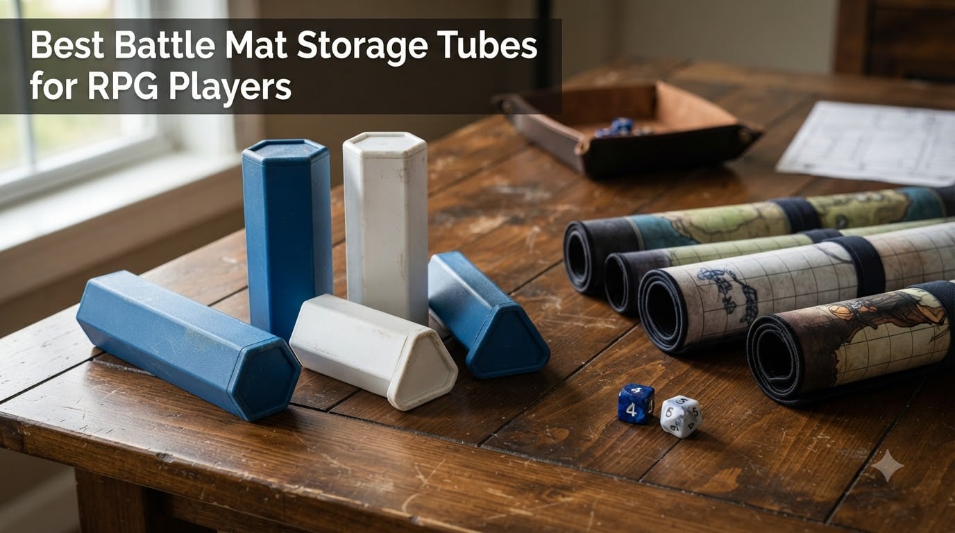 Best Battle Mat Storage Tubes for RPG Players