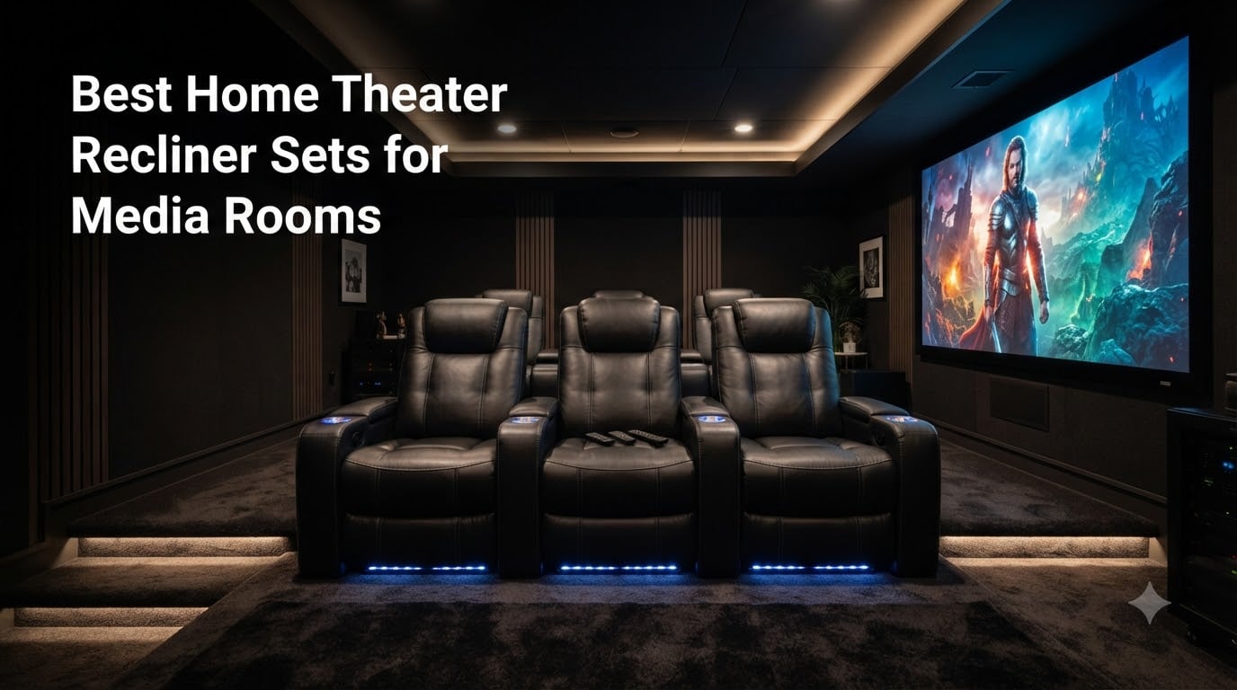 Best Home Theater Recliner Sets for Media Rooms