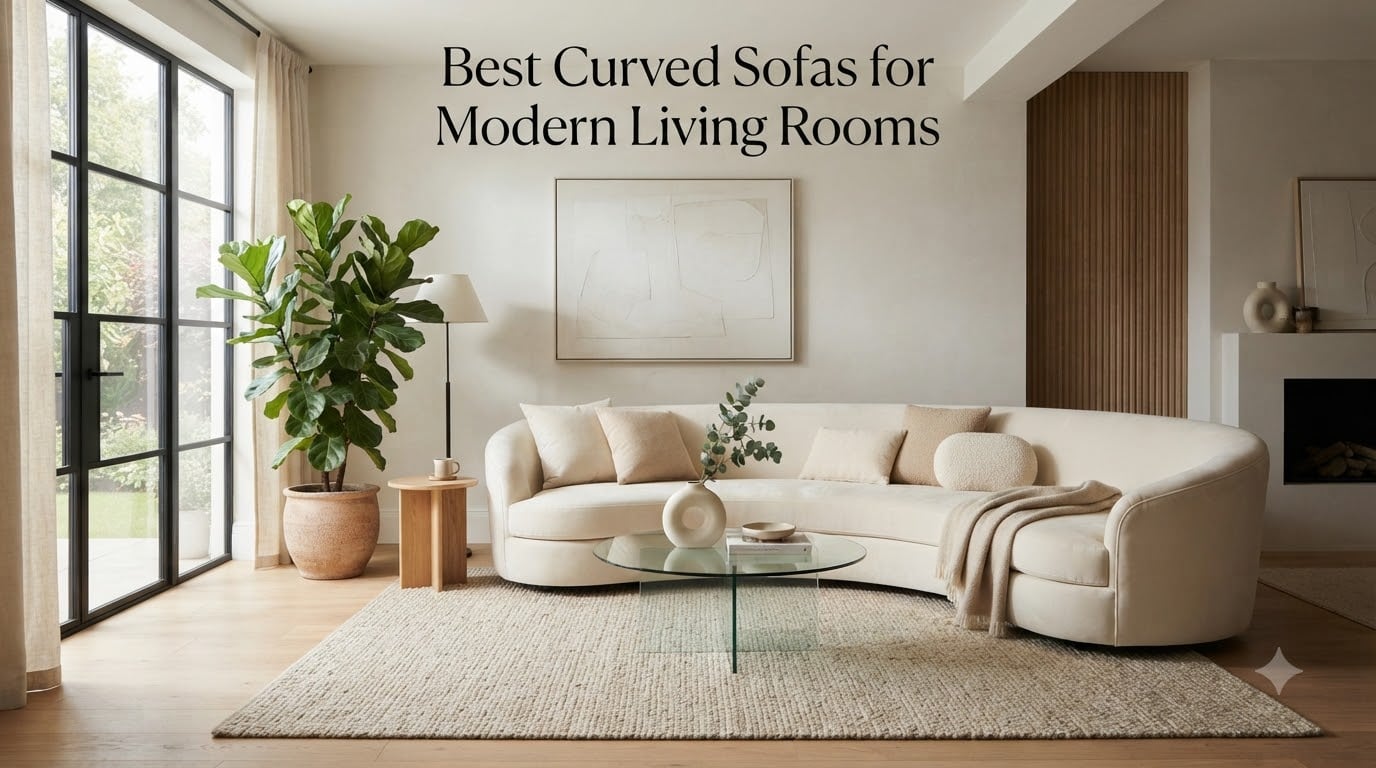 Best Curved Sofas for Modern Living Rooms
