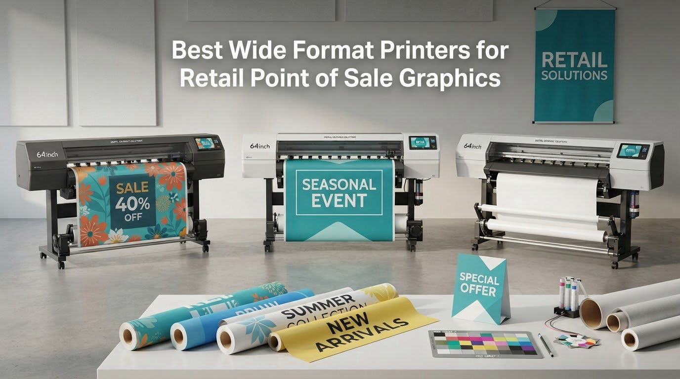 Best Wide Format Printers for Retail Point of Sale Graphics
