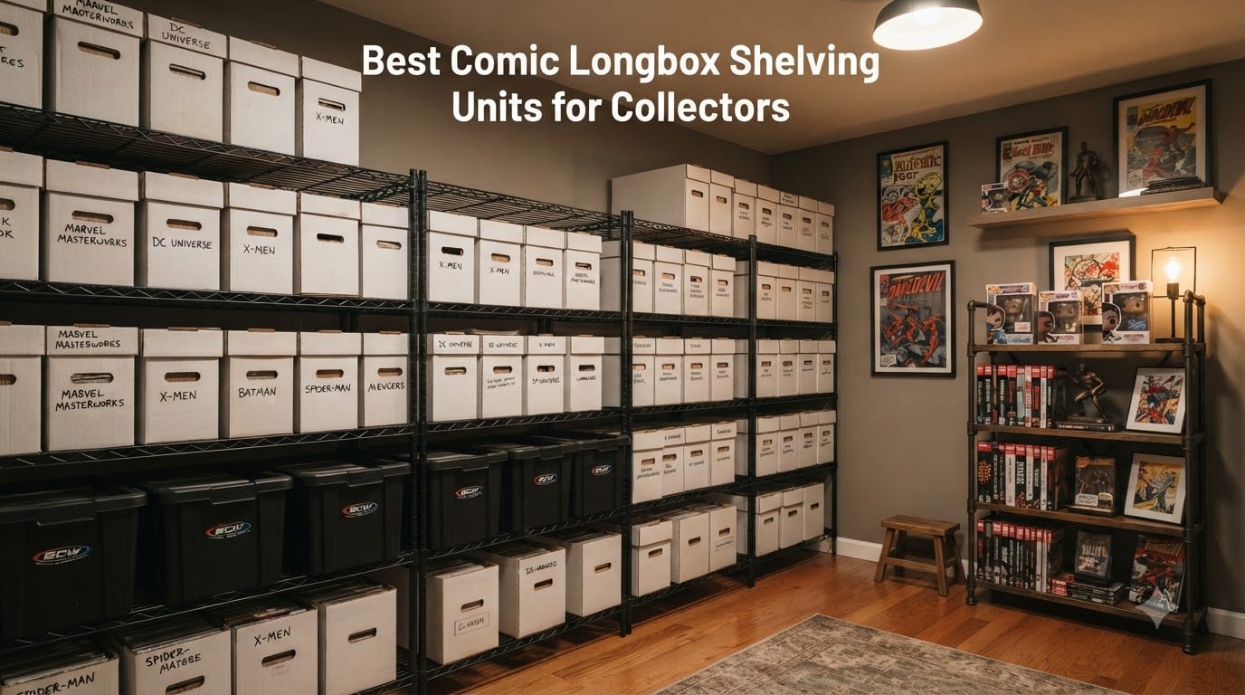 Best Comic Longbox Shelving Units for Collectors