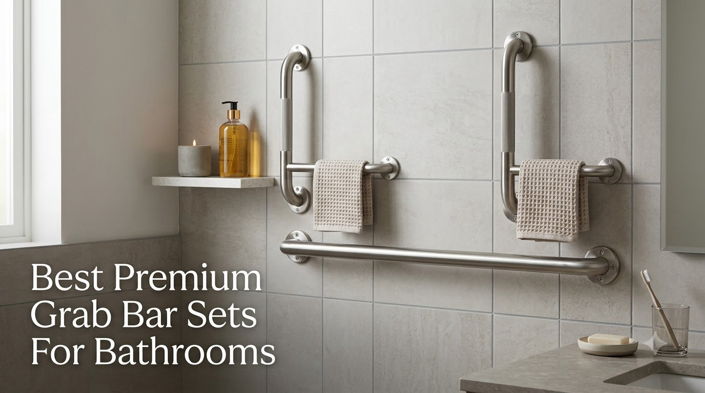 Best Premium Grab Bar Sets For Bathrooms