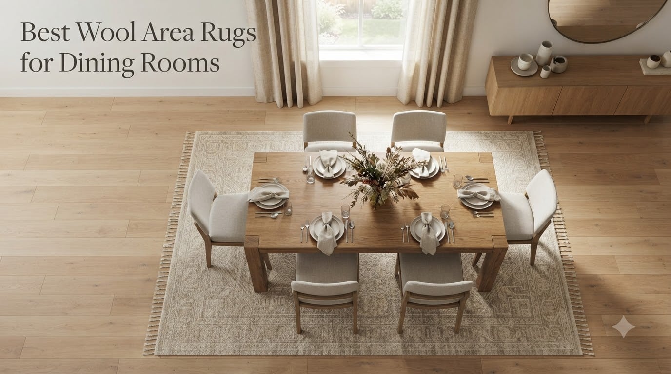 Best Wool Area Rugs for Dining Rooms