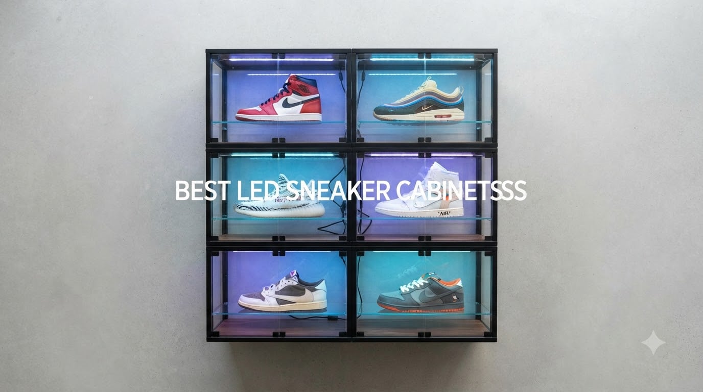 Best LED Sneaker Cabinets for Grails