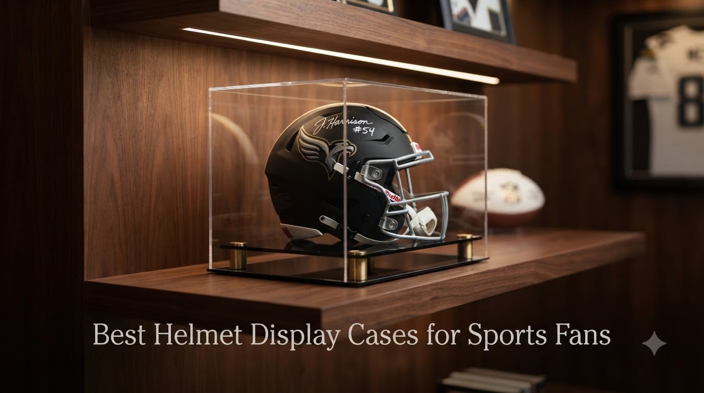 Best Helmet Display Cases for Sports Fans