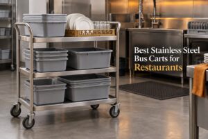 Best Stainless Steel Bus Carts for Restaurants
