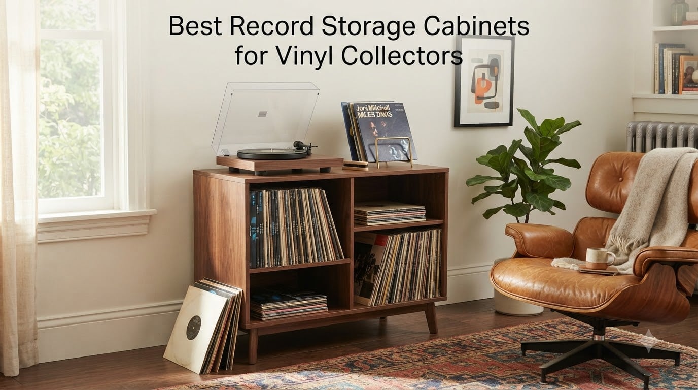 Best Record Storage Cabinets for Vinyl Collectors