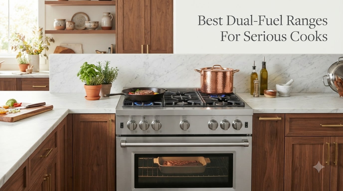 Best Dual-Fuel Ranges For Serious Cooks