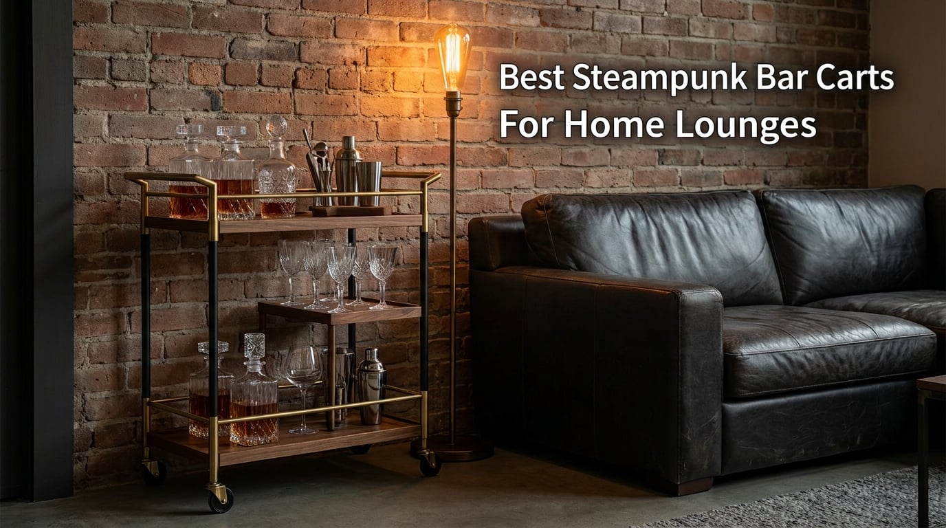Best Steampunk Bar Carts For Home Lounges