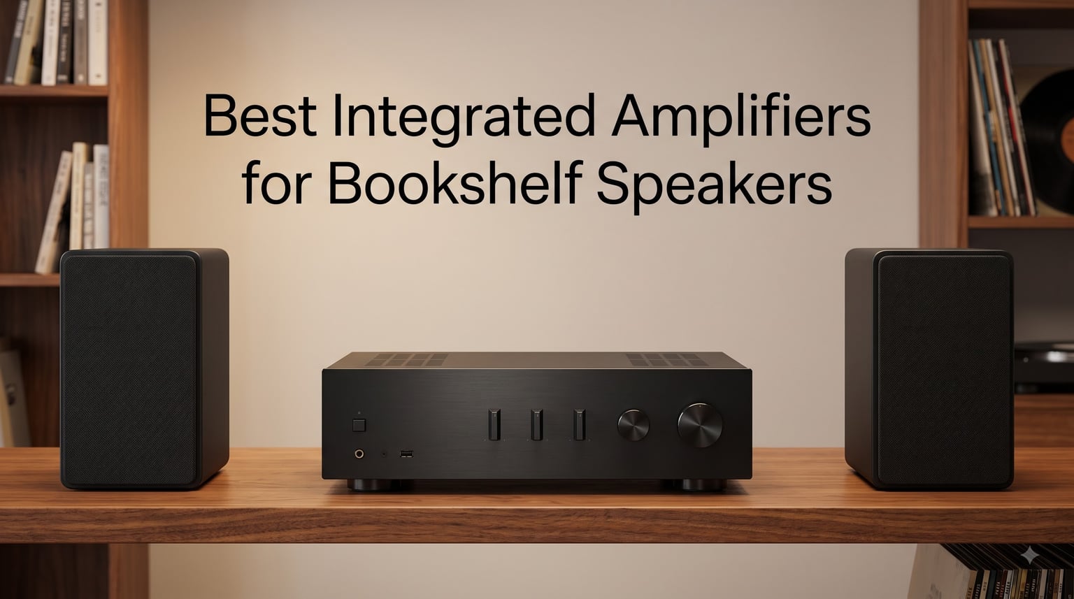 Best Integrated Amplifiers for Bookshelf Speakers