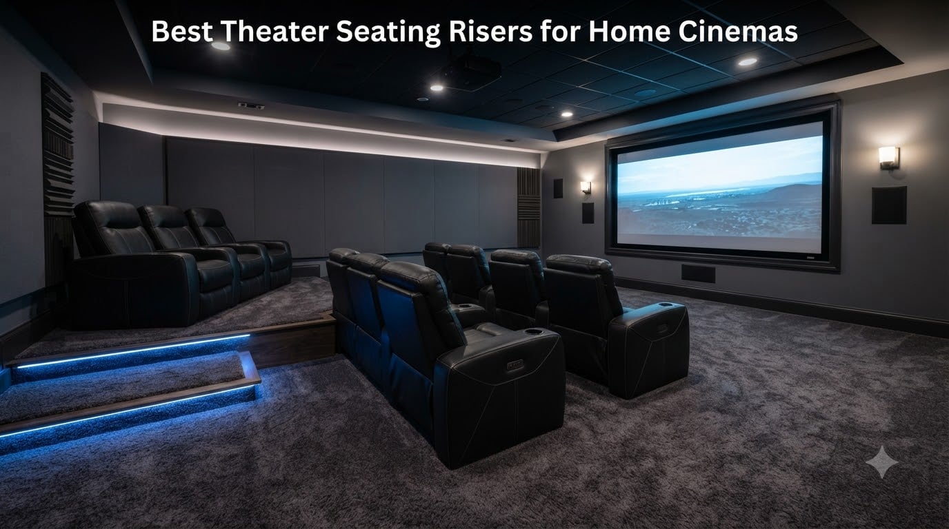 Best Theater Seating Risers for Home Cinemas