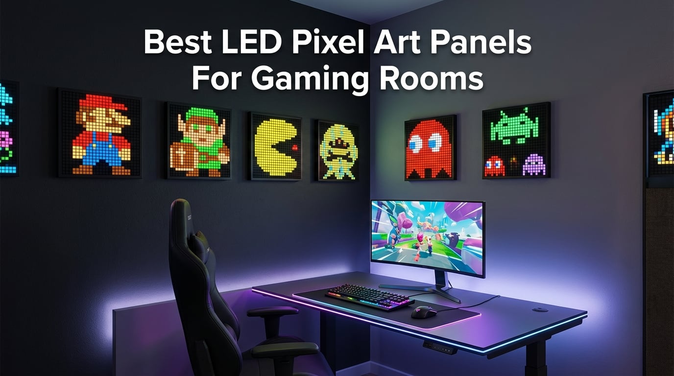 Best LED Pixel Art Panels For Gaming Rooms