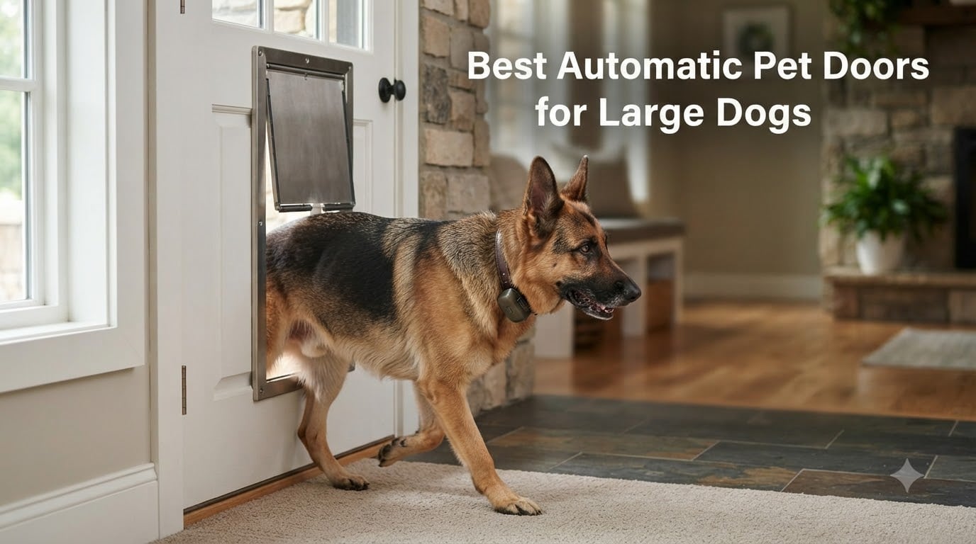 Best Automatic Pet Doors for Large Dogs