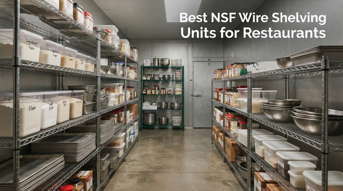 Best NSF Wire Shelving Units for Restaurants