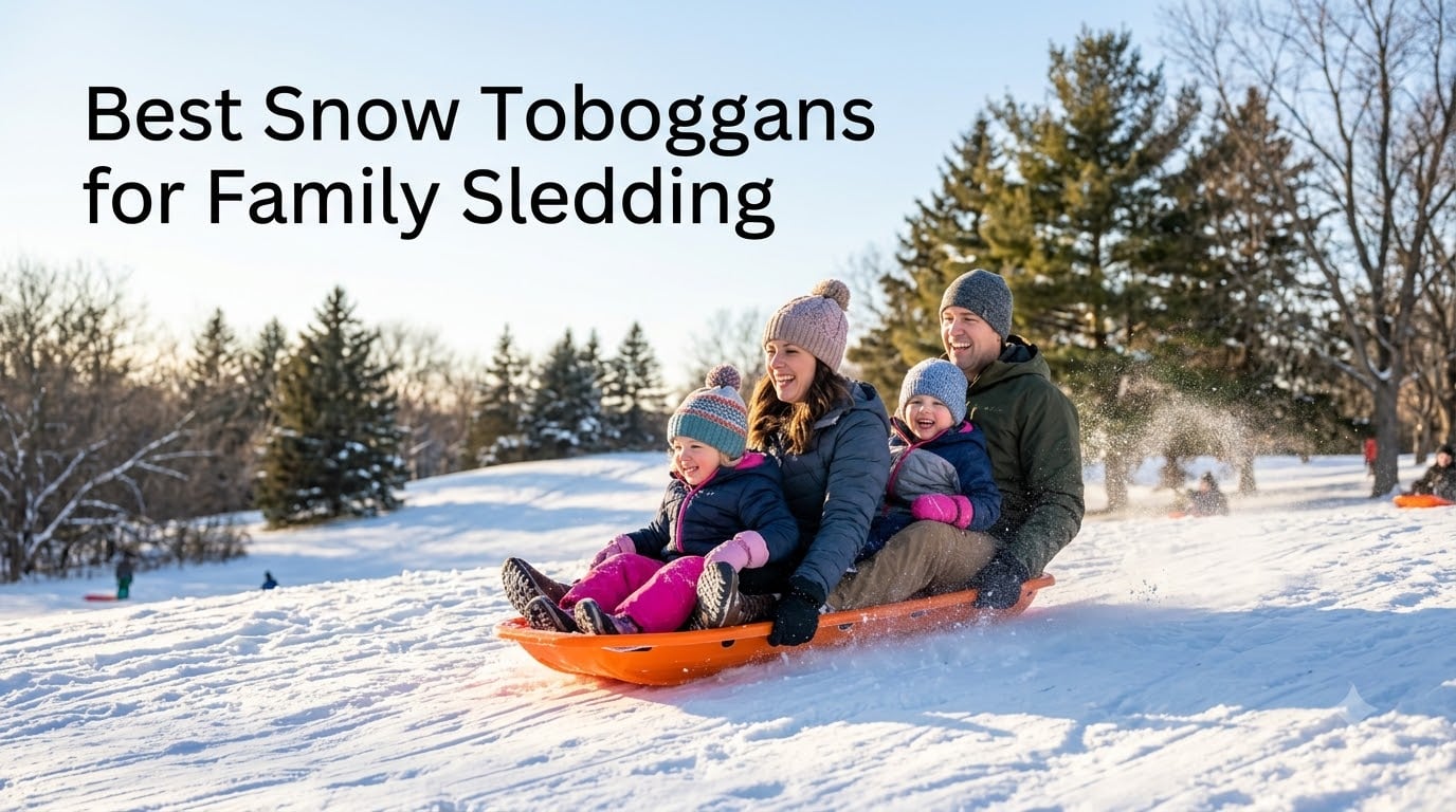 Best Snow Toboggans for Family Sledding