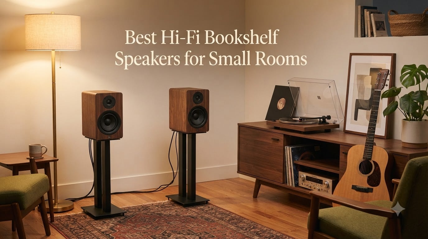 Best Hi-Fi Bookshelf Speakers for Small Rooms