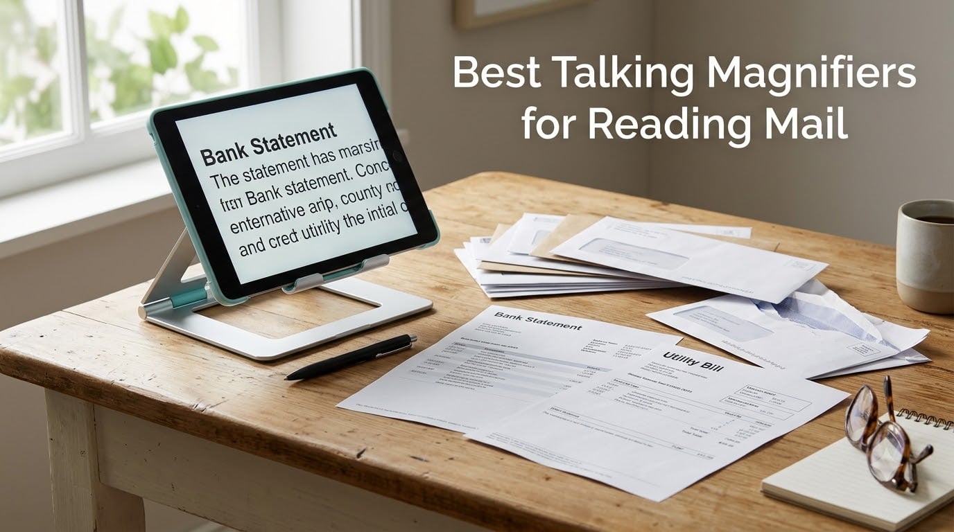 Best Talking Magnifiers for Reading Mail