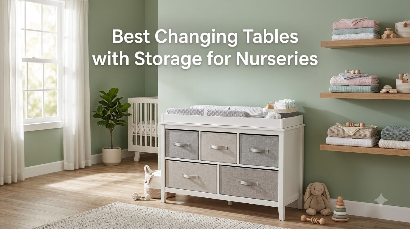 Best Changing Tables with Storage for Nurseries